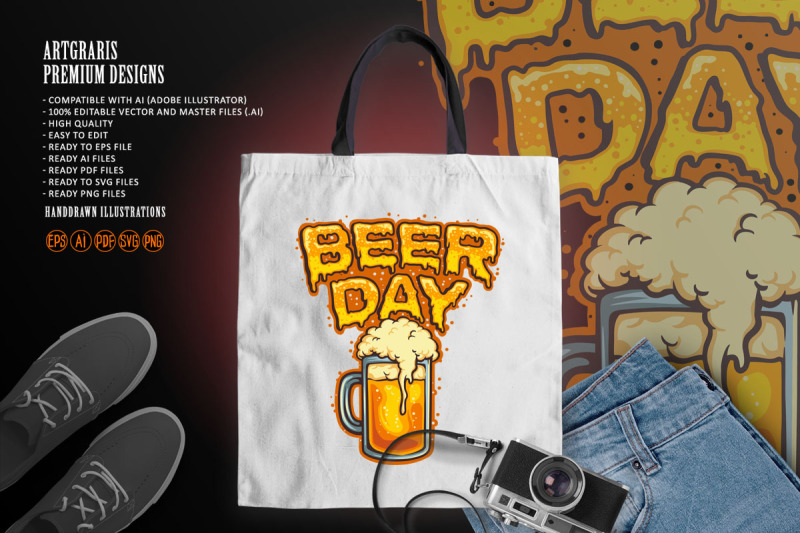 happy-beer-day-glass-mascot-illustrations