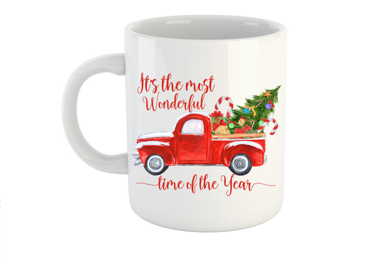 christmas-sublimation-mug-designs-png-christmas-red-truck