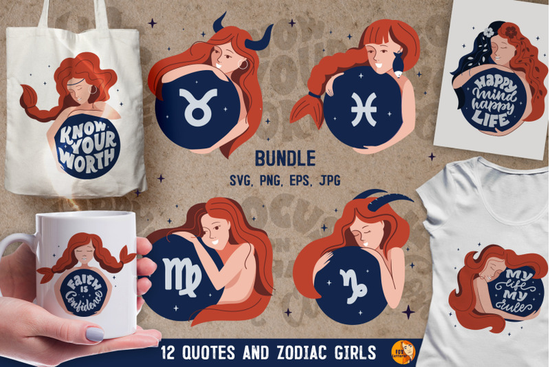 magic-set-of-zodiac-girls-and-quotes