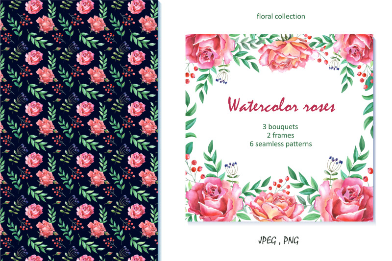 watercolor-roses