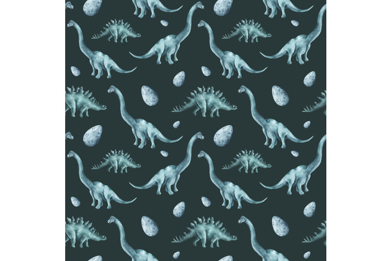 dino-watercolor-seamless-pattern-blue-dinosaurs-dino-baby-boy
