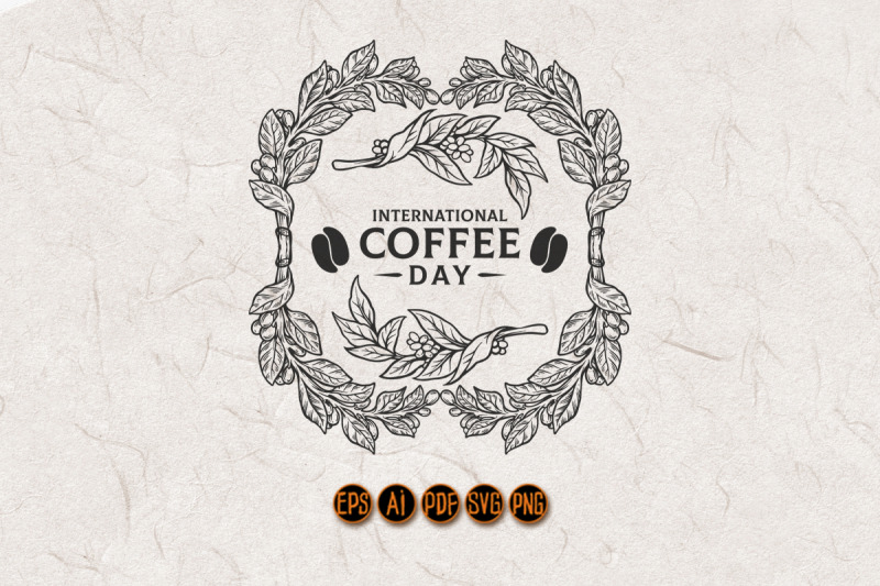 vintage-frame-coffee-plants-silhouette