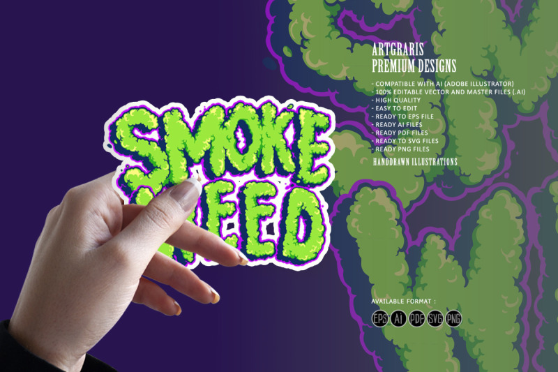 smoke-weed-everyday-typeface-cloud