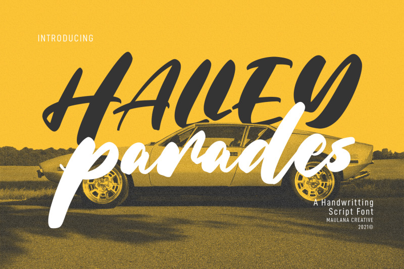 halley-parades-sans-script-handwritten-font