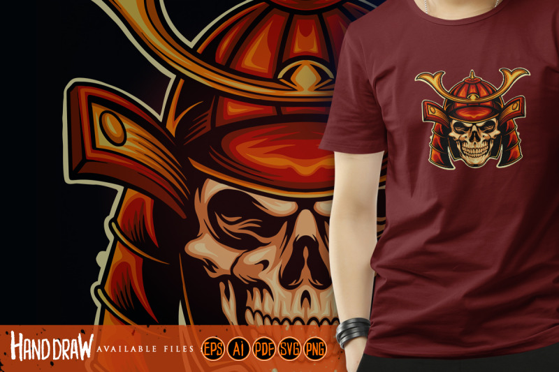 japan-skull-samurai-warrior-mascot