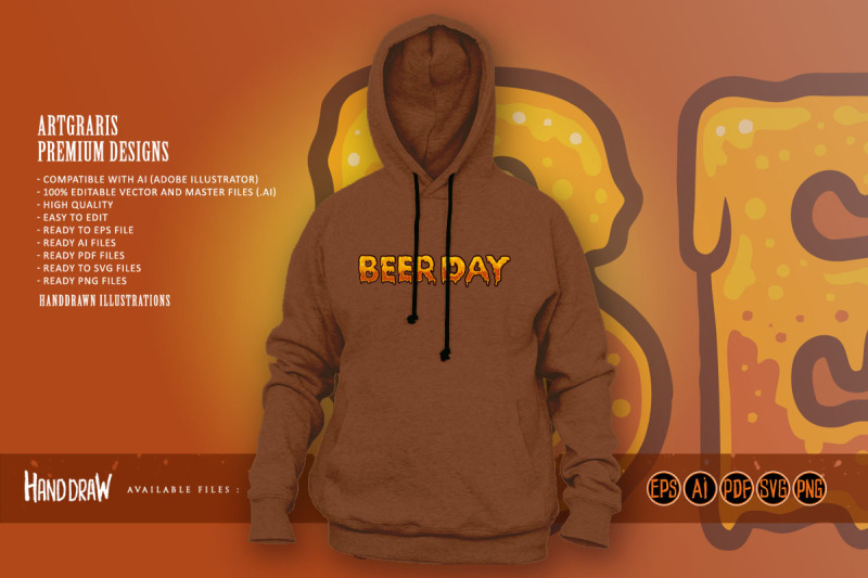 beer-day-typeface-lettering-texture