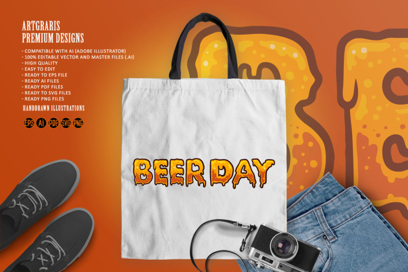 beer-day-typeface-lettering-texture