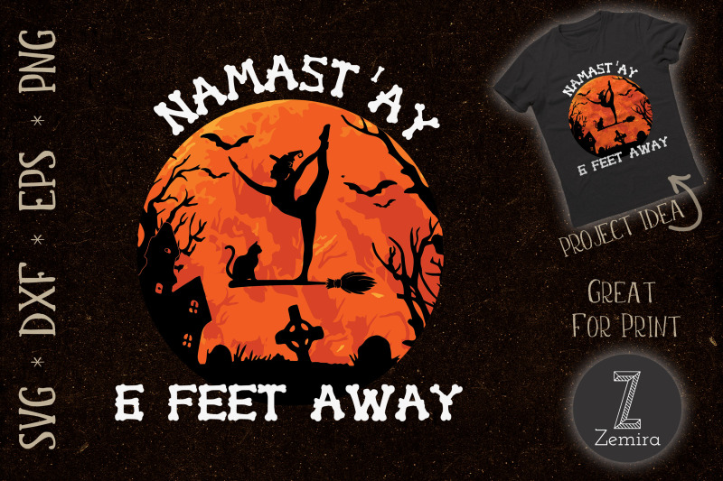 namastay-6-feet-away-funny-halloween