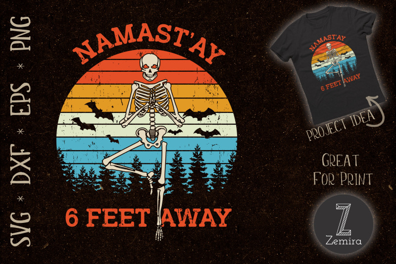 skeleton-namastay-6-feet-away