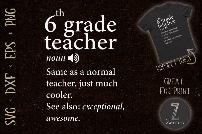 6th-grade-teacher-funny-definition