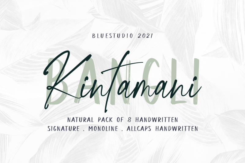 bangli-kintamani-8-handwritten-fonts