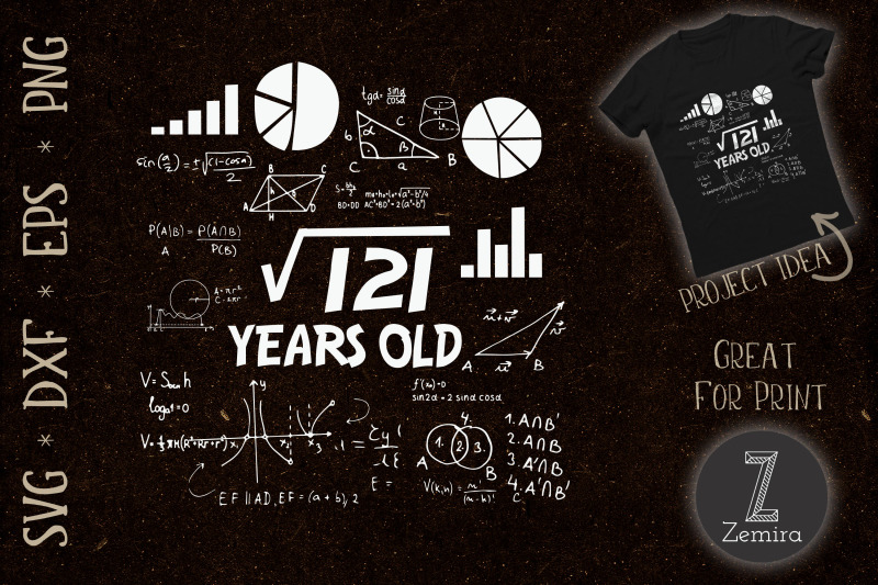 square-root-121-11th-birthday-love-math