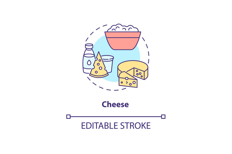 cheese-production-concept-icon