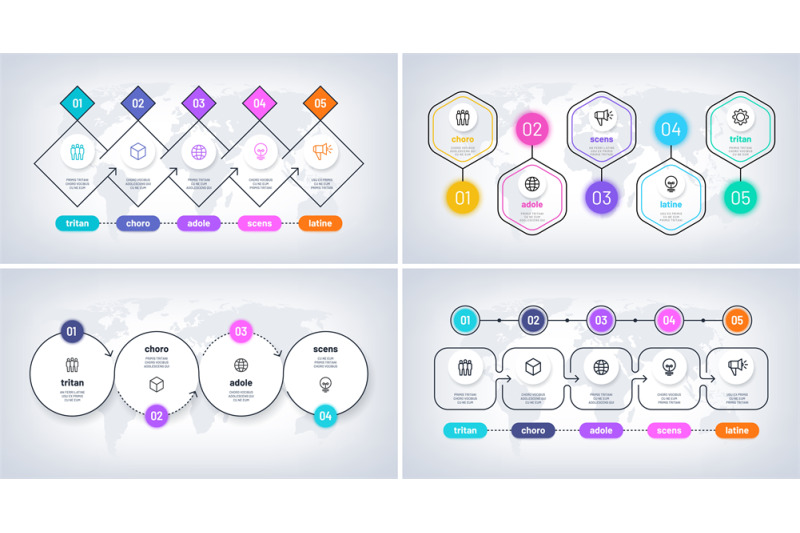 business-infographic-banner-world-info-posters-step-by-step-planning