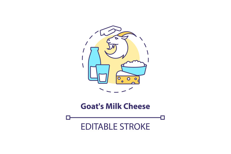 goat-milk-cheese-concept-icon