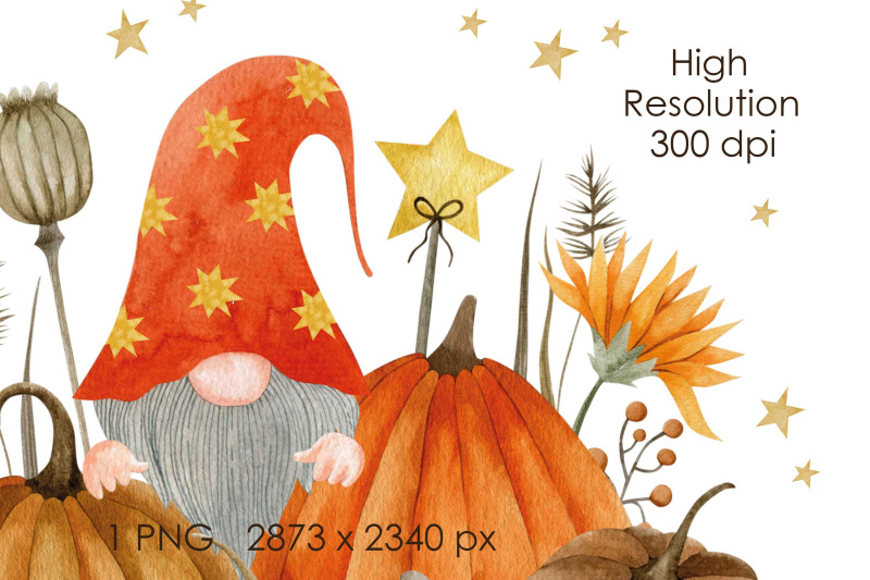 watercolor-happy-halloween-gnome
