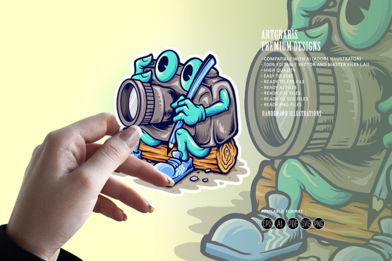 cartoon-camera-photography-mascot