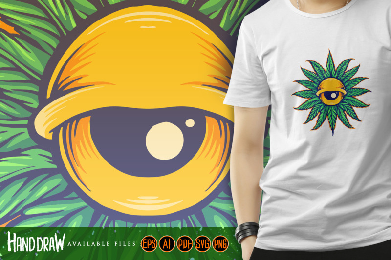 mandala-leaf-cannabis-eyes-illustration