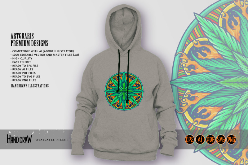 weed-leaf-mandala-cannabis-marijuana