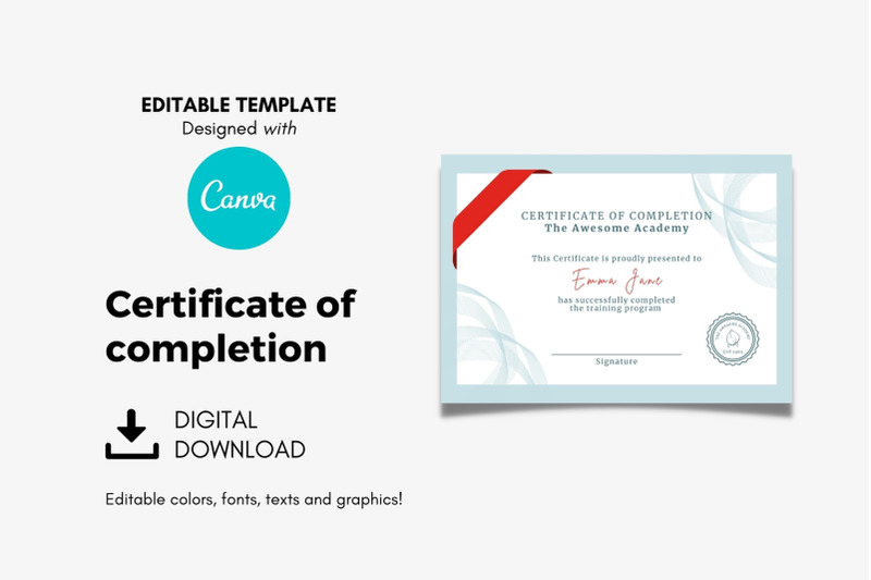 classic-certificate-of-completion-editable-canva-template