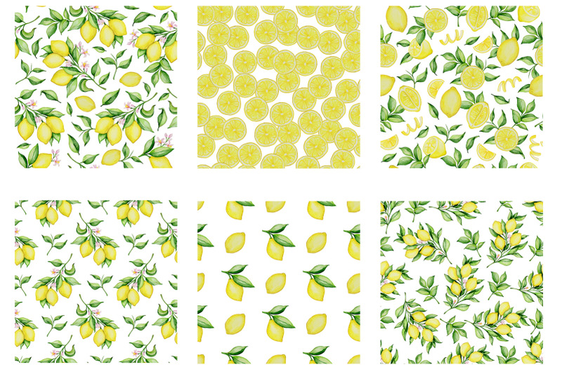 lemon-tree-watercolor-design-kit