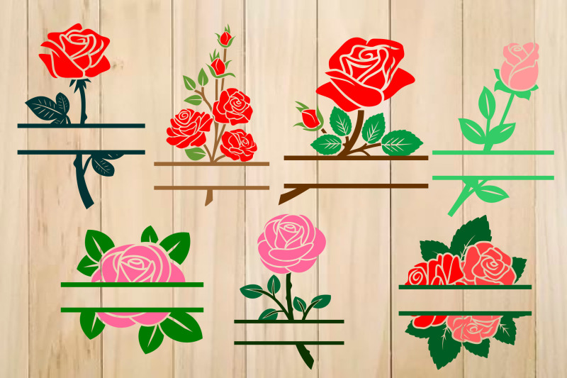 roses-svg-flowers-monogram-frames-roses-clip-art
