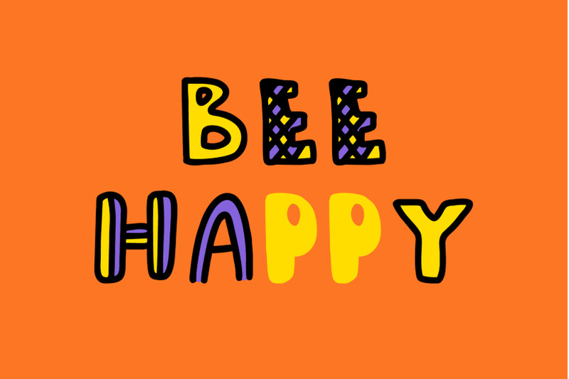 little-bee-color-font