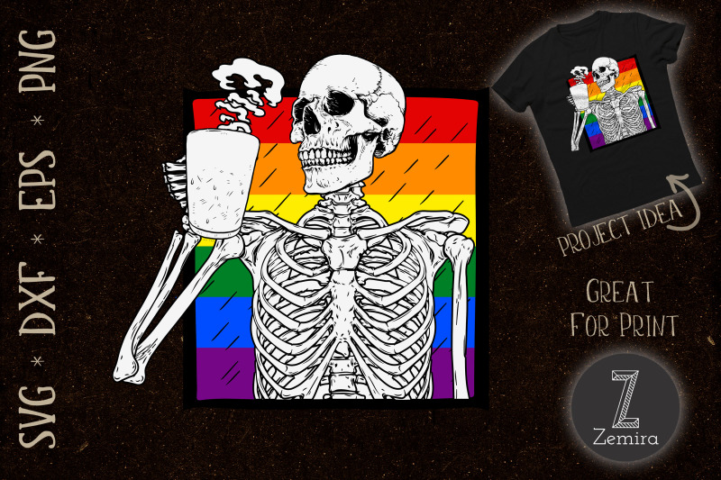 halloween-coffee-drinking-skull-lgbt