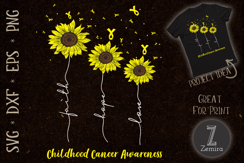 sunflower-childhood-cancer-awareness