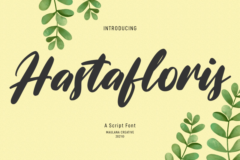 hastafloris-script-font