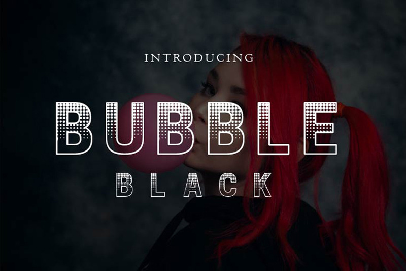 bubble-black