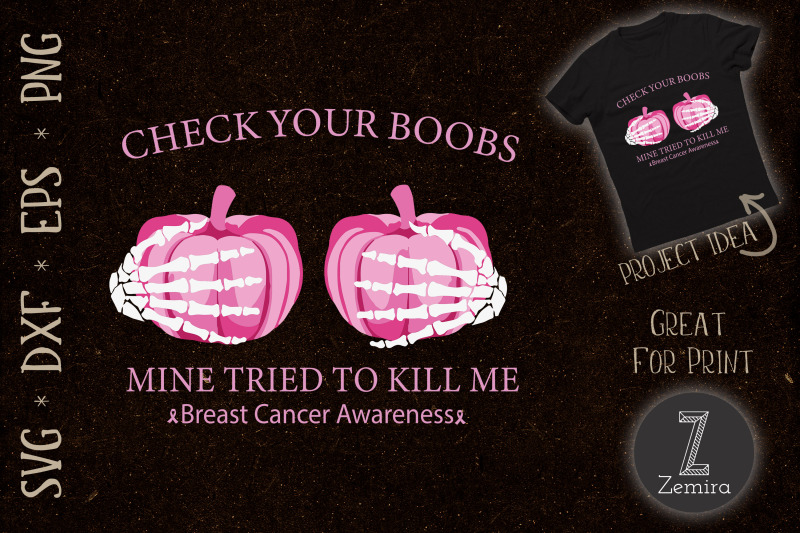 check-your-boobs-breast-cancer-pumpkin