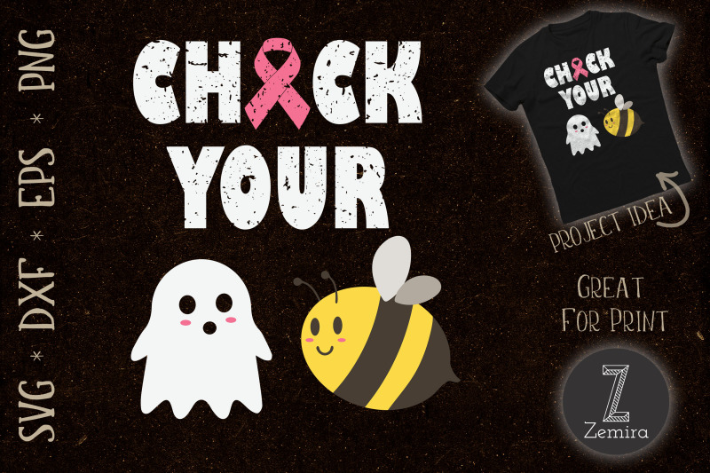 check-boo-bees-breast-cancer-halloween