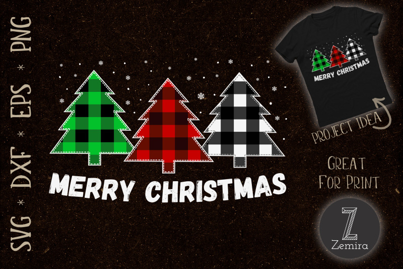 christmas-tree-santa-xmas-holiday-plaid