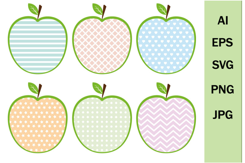 apples-with-ornaments-svg-format-by-layers