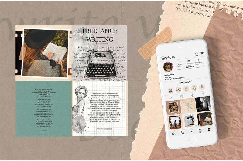 author-social-media-pack-for-canva