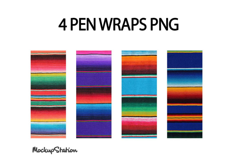 western-pen-wrap-sublimation-design-bundle-serape-waterslide