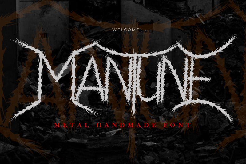 mantune-death-metal-font