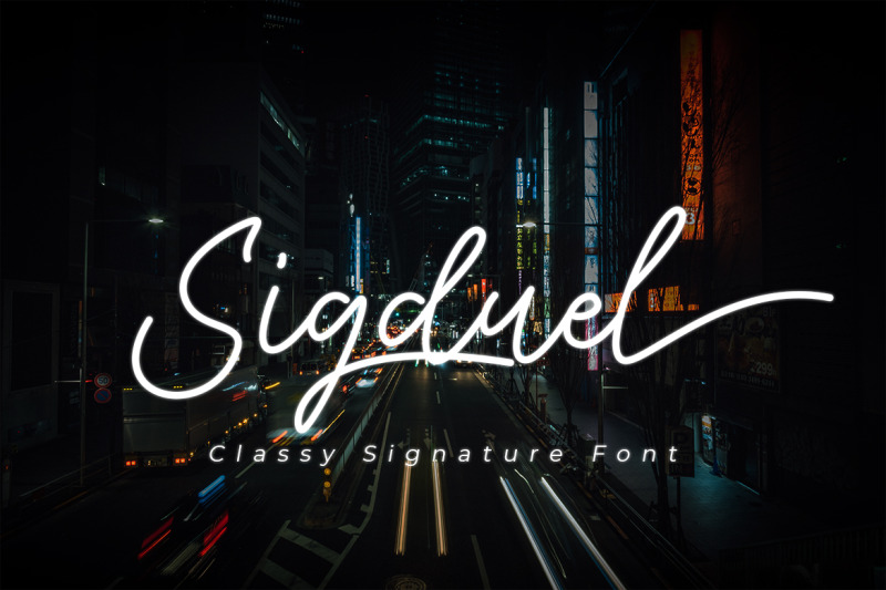 sigduel-a-stylish-signature-font