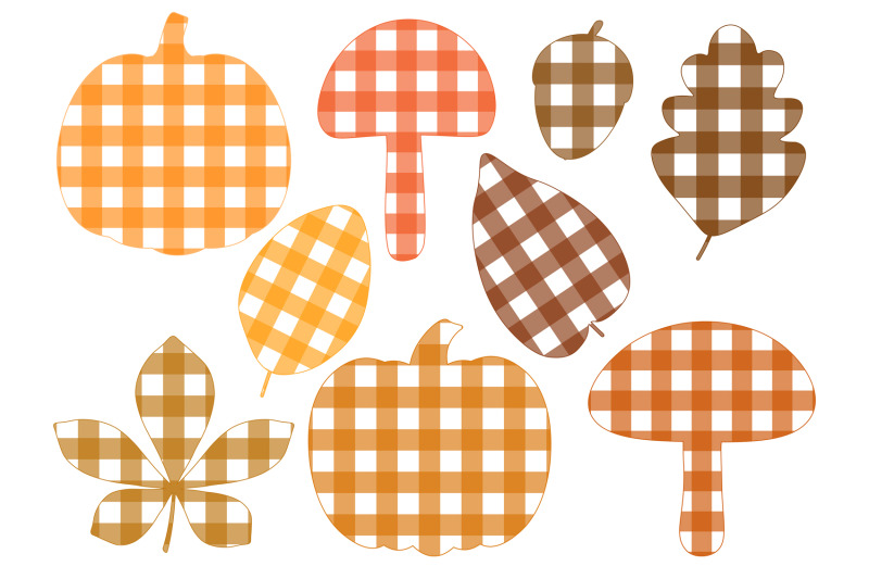 autumn-plaid-print-leaves-plaid-print-pumpkin-plaid-print