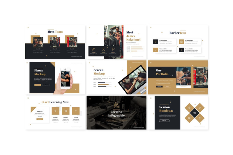 barber-keynote-template