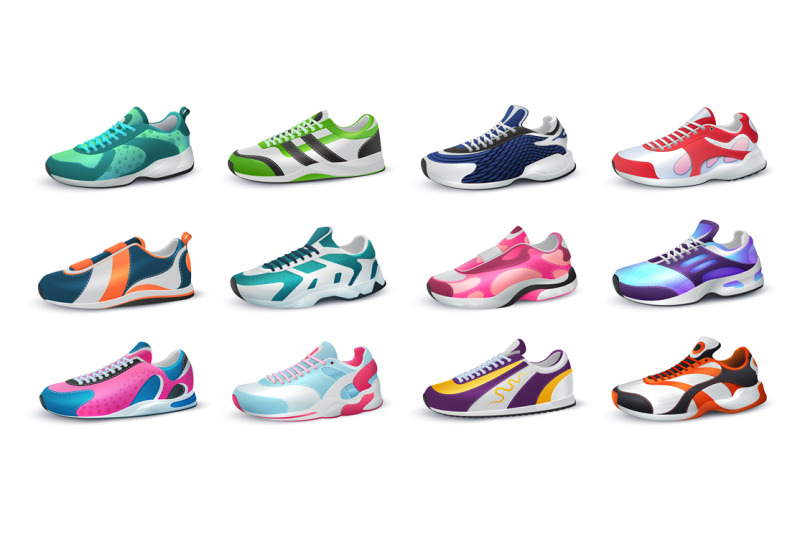 various-realistic-sneakers-colorful-footwear-collection-of-modern-sp