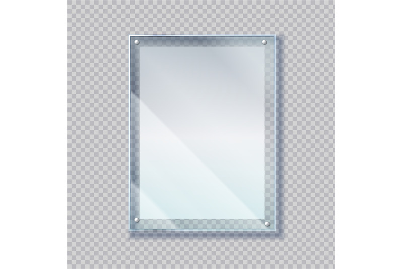 realistic-poster-in-glass-frame-3d-sheet-of-paper-under-plastic-prote