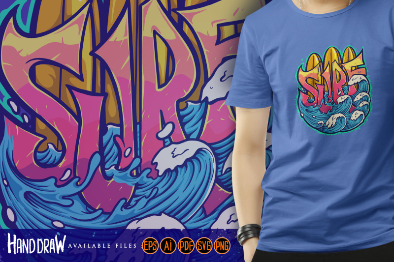 surf-wave-typography-summer-logo