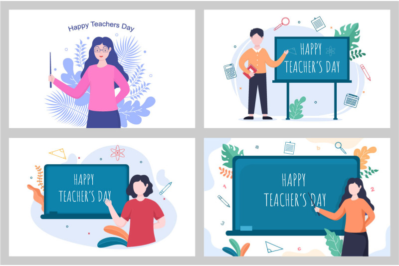 15-happy-teacher-039-s-day-background-vector-illustration