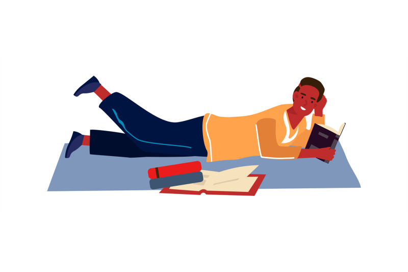 reading-man-people-relax-with-books-and-magazines-male-lying-on-carp