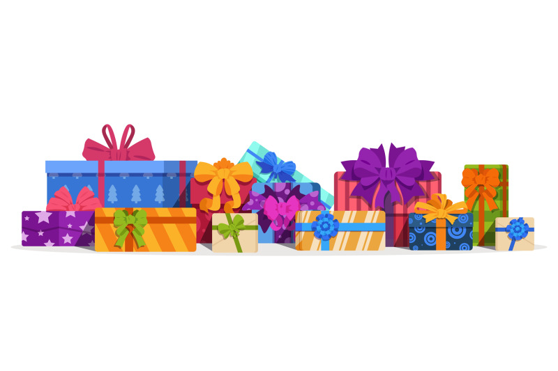 gift-boxes-christmas-present-and-birthday-gift-with-decorative-bows