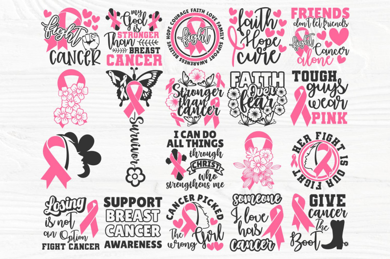 breast-cancer-svg-bundle-ribbon-svg-survivor-svg