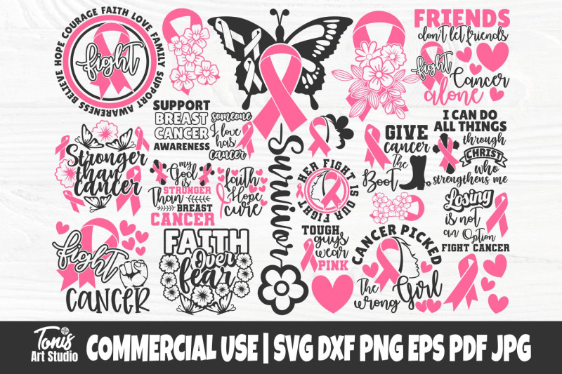 breast-cancer-svg-bundle-ribbon-svg-survivor-svg