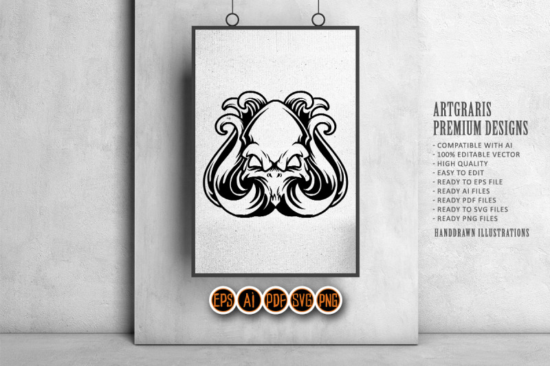 head-octopus-silhouette-svg-clipart